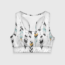 Женский спортивный топ Перья