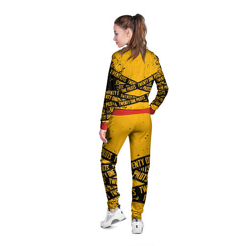 Женская олимпийка 21 Pilots: Yellow Levitate / 3D-Красный – фото 4