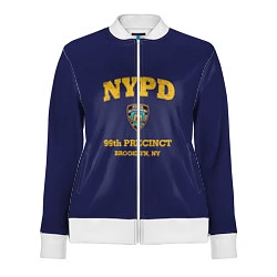 Олимпийка женская Бруклин 9-9 департамент NYPD, цвет: 3D-белый