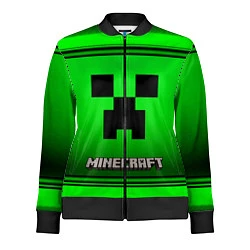 Олимпийка женская Minecraft, цвет: 3D-черный