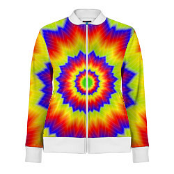 Олимпийка женская Tie-Dye, цвет: 3D-белый