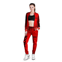 Олимпийка женская AUDI АУДИ, цвет: 3D-красный — фото 2