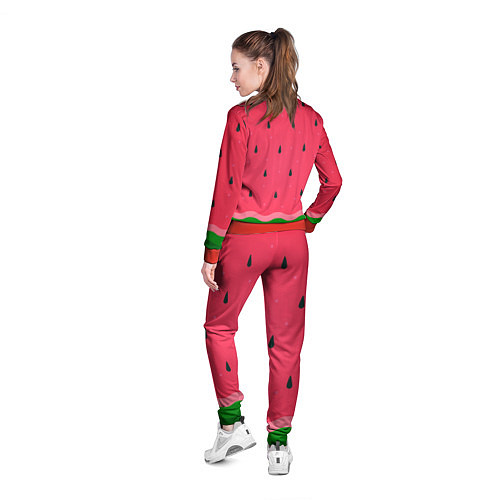 Женская олимпийка Текстура арбуза / 3D-Красный – фото 4