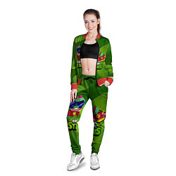 Олимпийка женская Базз Buzz Brawl Stars Green, цвет: 3D-красный — фото 2