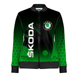 Олимпийка женская SKODA SPORT GRADIENT ШКОДА СПОРТ, цвет: 3D-черный