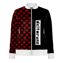 Олимпийка женская HALF PATTERN DELTARUNE LOGO, цвет: 3D-белый