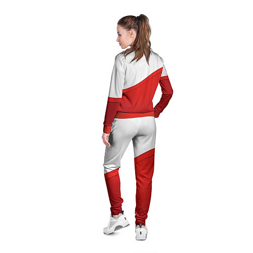 Женская олимпийка Митсубиси Mitsubishi LOGO / 3D-Красный – фото 4