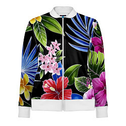 Женская олимпийка Floral vanguard composition Летняя ночь Fashion tr