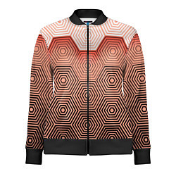 Олимпийка женская Multi- faceted pattern, цвет: 3D-черный