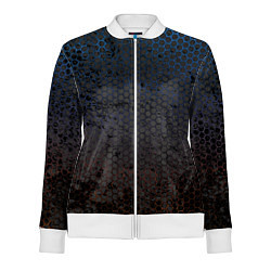 Женская олимпийка Грязный блестящий гексаэдр патттерн