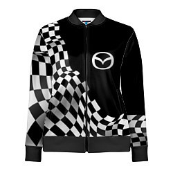 Олимпийка женская Mazda racing flag, цвет: 3D-черный