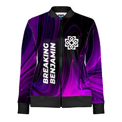 Женская олимпийка Breaking Benjamin violet plasma