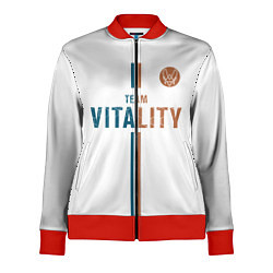 Олимпийка женская Форма Team Vitality white, цвет: 3D-красный