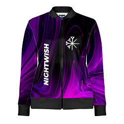 Олимпийка женская Nightwish violet plasma, цвет: 3D-черный