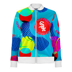 Олимпийка женская Chicago White Sox - baseball team, цвет: 3D-белый