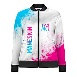 Женская олимпийка Maneskin neon gradient style вертикально