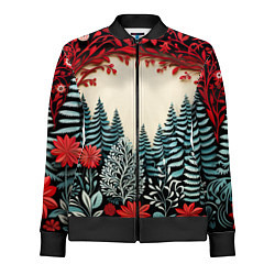 Олимпийка женская Зимнее кружево, цвет: 3D-черный