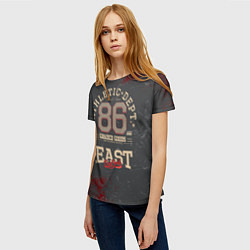 Футболка женская Team t-shirt 18, цвет: 3D-принт — фото 2