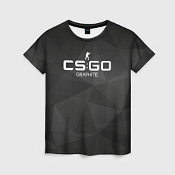 Футболка женская CS:GO Graphite, цвет: 3D-принт