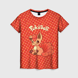 Женская футболка Pokeball