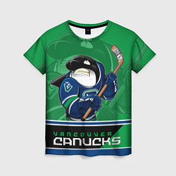 Футболка женская Vancouver Canucks, цвет: 3D-принт