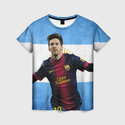 Футболка женская Messi from Argentina, цвет: 3D-принт
