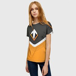 Футболка женская Escape Gaming Uniform, цвет: 3D-принт — фото 2