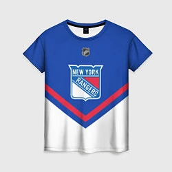 Футболка женская NHL: New York Rangers, цвет: 3D-принт