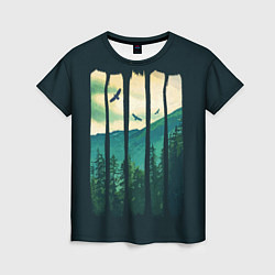 Женская футболка Green Life