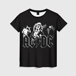 Женская футболка AC/DC: Mono
