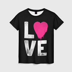 Женская футболка Love Heart