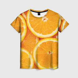 Футболка женская Апельсинка, цвет: 3D-принт