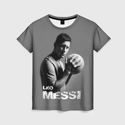 Футболка женская Leo Messi, цвет: 3D-принт