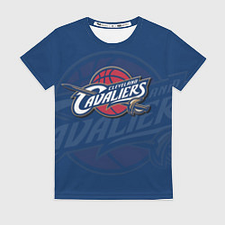 Футболка женская NBA: Cleveland Cavaliers, цвет: 3D-принт