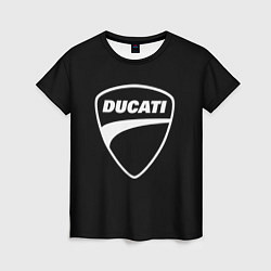 Футболка женская Ducati, цвет: 3D-принт