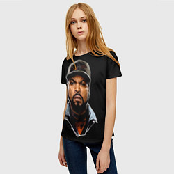 Футболка женская Ice Cube, цвет: 3D-принт — фото 2