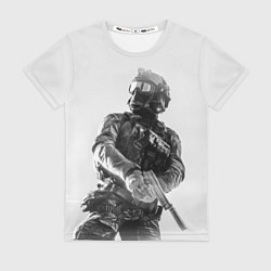 Футболка женская Battlefield Soldier, цвет: 3D-принт