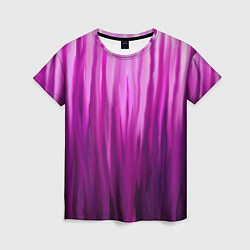 Женская футболка Фиолетово-черные краски