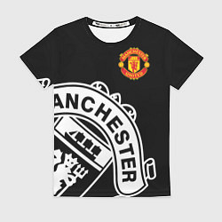 Футболка женская Man United: Black Collection, цвет: 3D-принт
