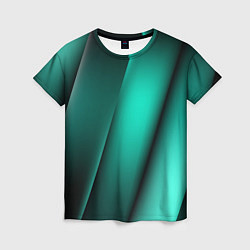 Футболка женская Emerald lines, цвет: 3D-принт