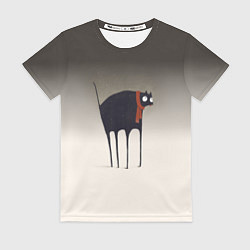 Женская футболка Первый снег