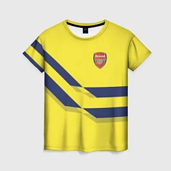 Футболка женская Arsenal FC: Yellow style, цвет: 3D-принт