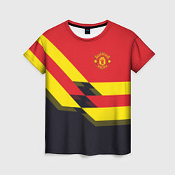 Футболка женская Man UTD FC: Black style, цвет: 3D-принт