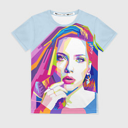 Футболка женская Scarlett Johansson, цвет: 3D-принт
