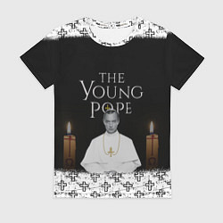 Футболка женская Молодой Папа Римский, цвет: 3D-принт