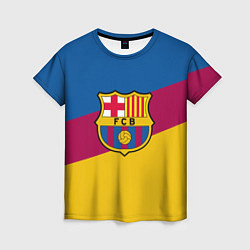 Футболка женская FC Barcelona 2018 Colors, цвет: 3D-принт