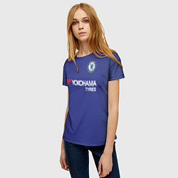 Футболка женская Chelsea FC: Hazard Home 17/18, цвет: 3D-принт — фото 2