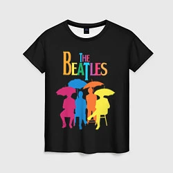 Футболка женская The Beatles: Colour Rain, цвет: 3D-принт