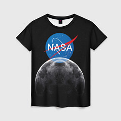 Футболка женская NASA: Moon Rise, цвет: 3D-принт