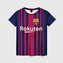 Футболка женская FC Barcelona: Rakuten, цвет: 3D-принт